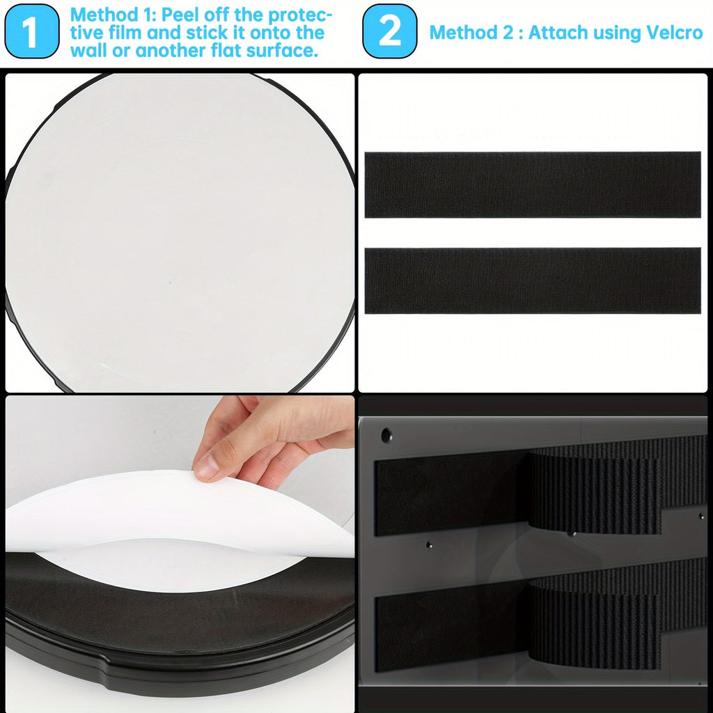 Electronic Music Boxing Machine, Boxing Training Punching Equipment, Wall Mounted Boxing Machine, Smart Boxing Target Workout Machine - Black