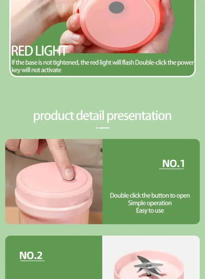 Mini Juice Blender Portable