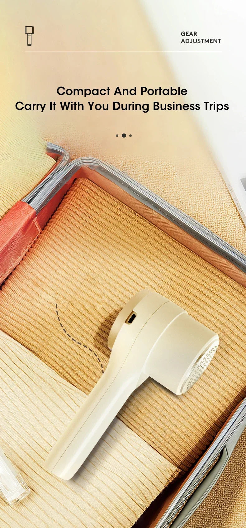 Lint Remover for Clothing Electric Pellet Fluff Remover Rechargeable Portable Fabric HairBall Shaver Removes Lint from Clothes