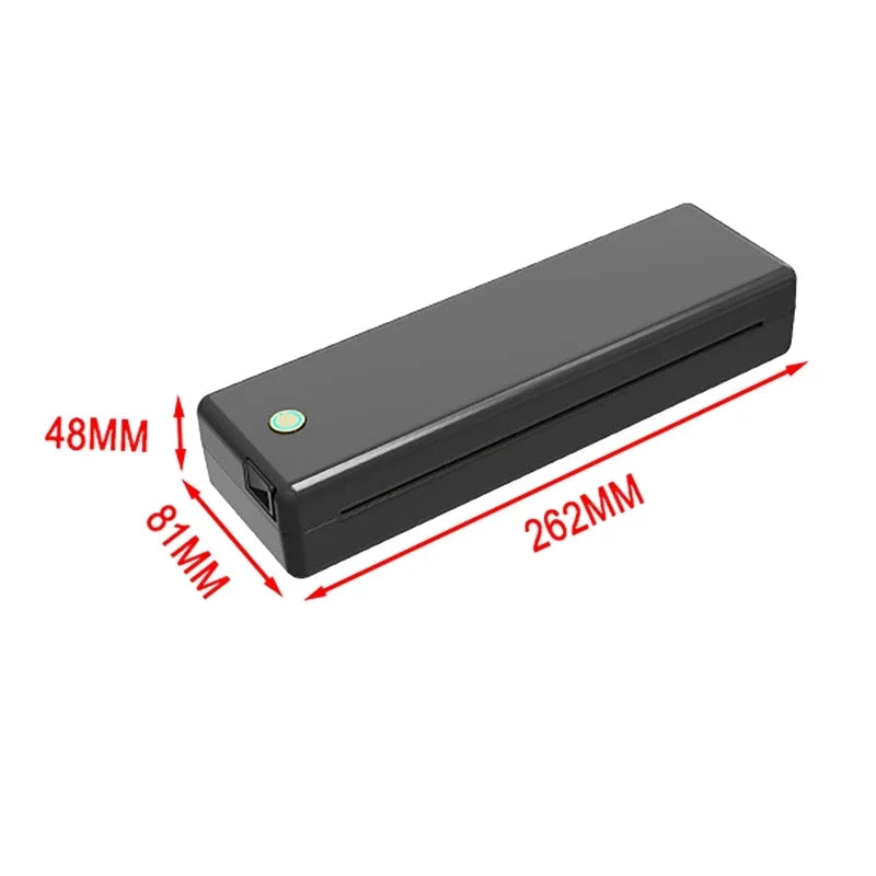 Bluetooth A4 Thermal Printer USB Charging for Contract PDF Document Photo Picture Study Office Wireless Mobile Printing Machine